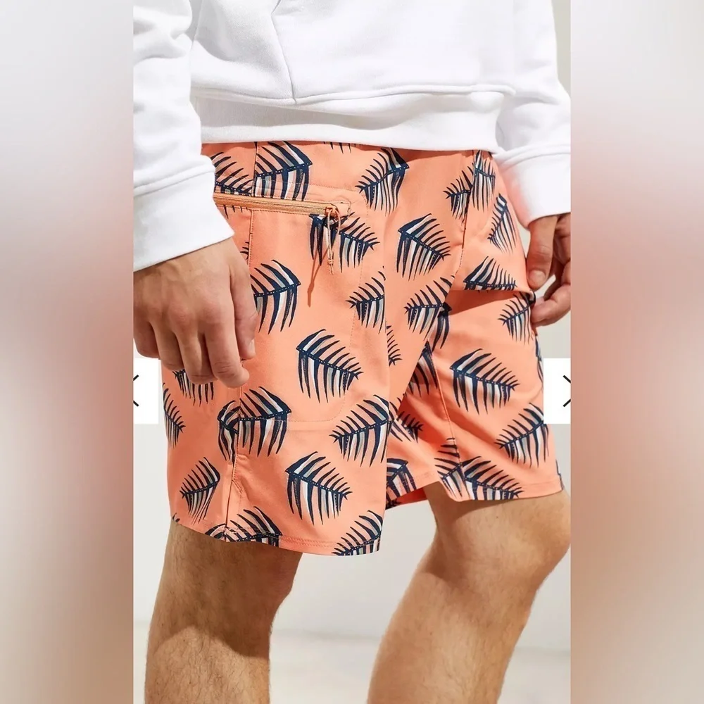 Patagonia Stretch Planing Peach Swim Short, size 29